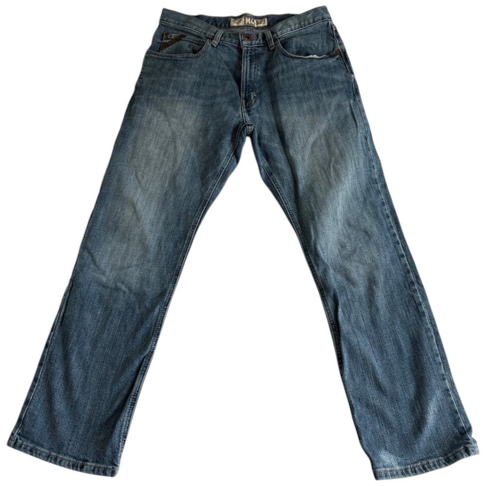 Ariat M4 Legacy Relaxed Straight Leg Jeans Men 32x30 (33x28.5) Blue Denim Casual